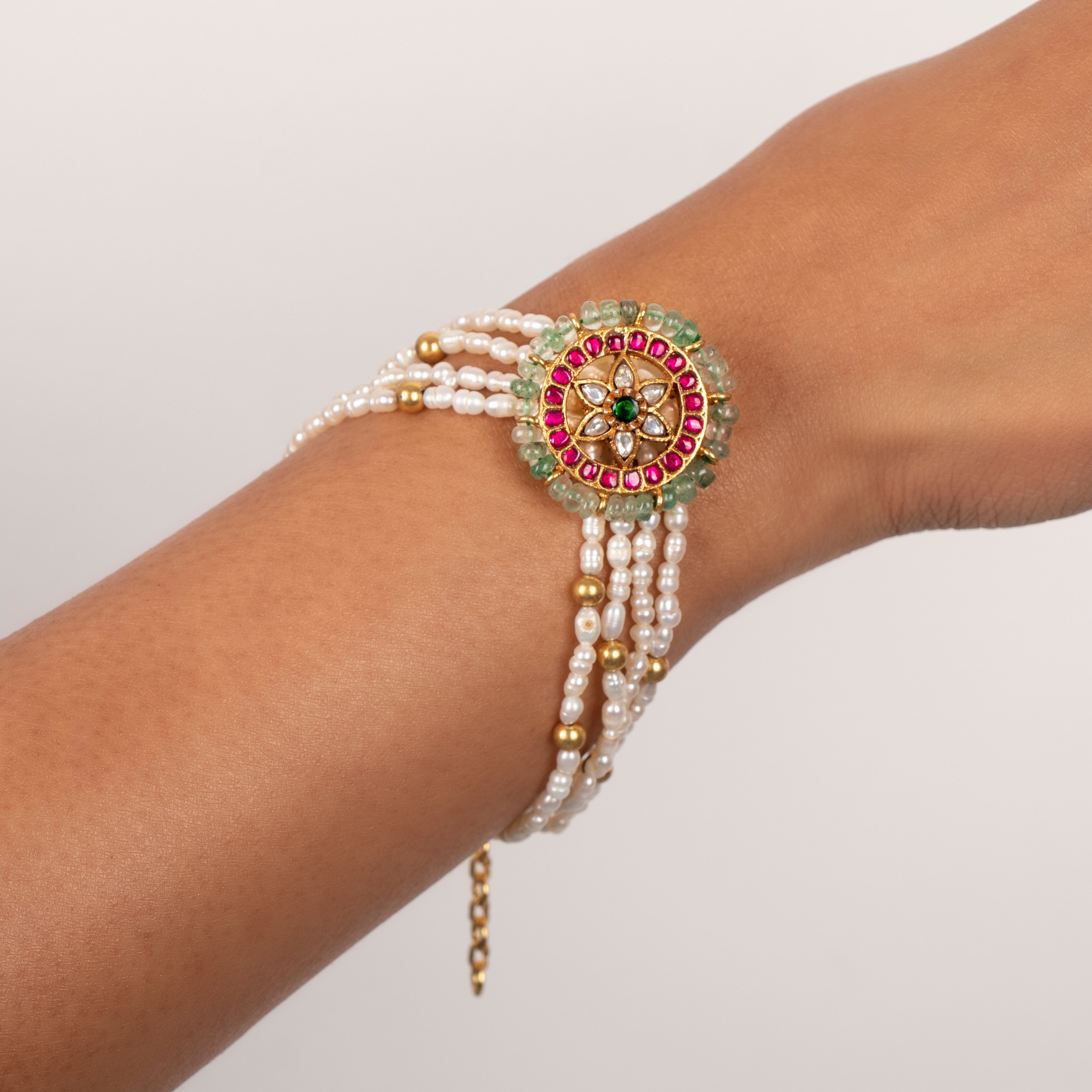 Moonlit Kundan Bracelet