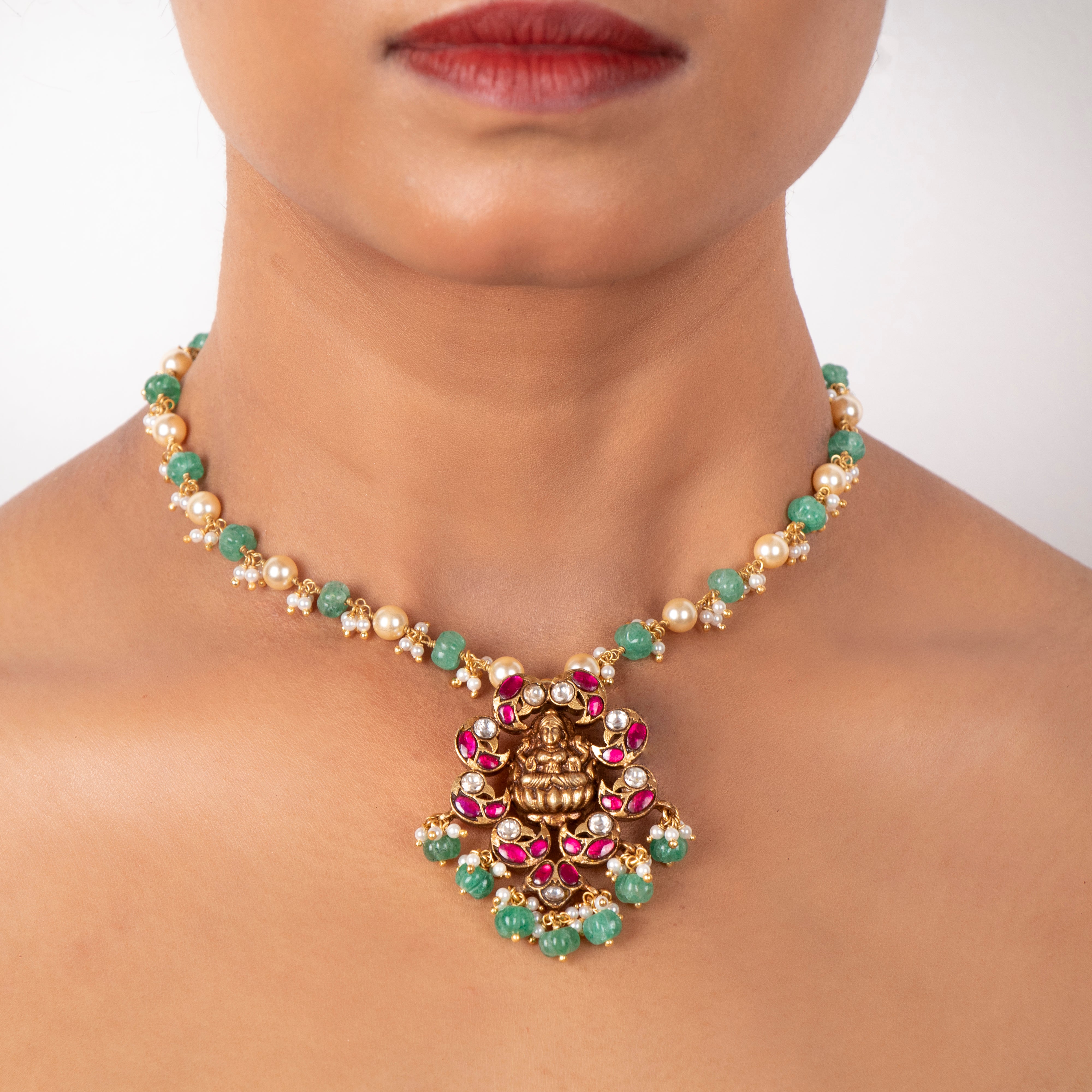 Aikya Nakaas Pendant Mala