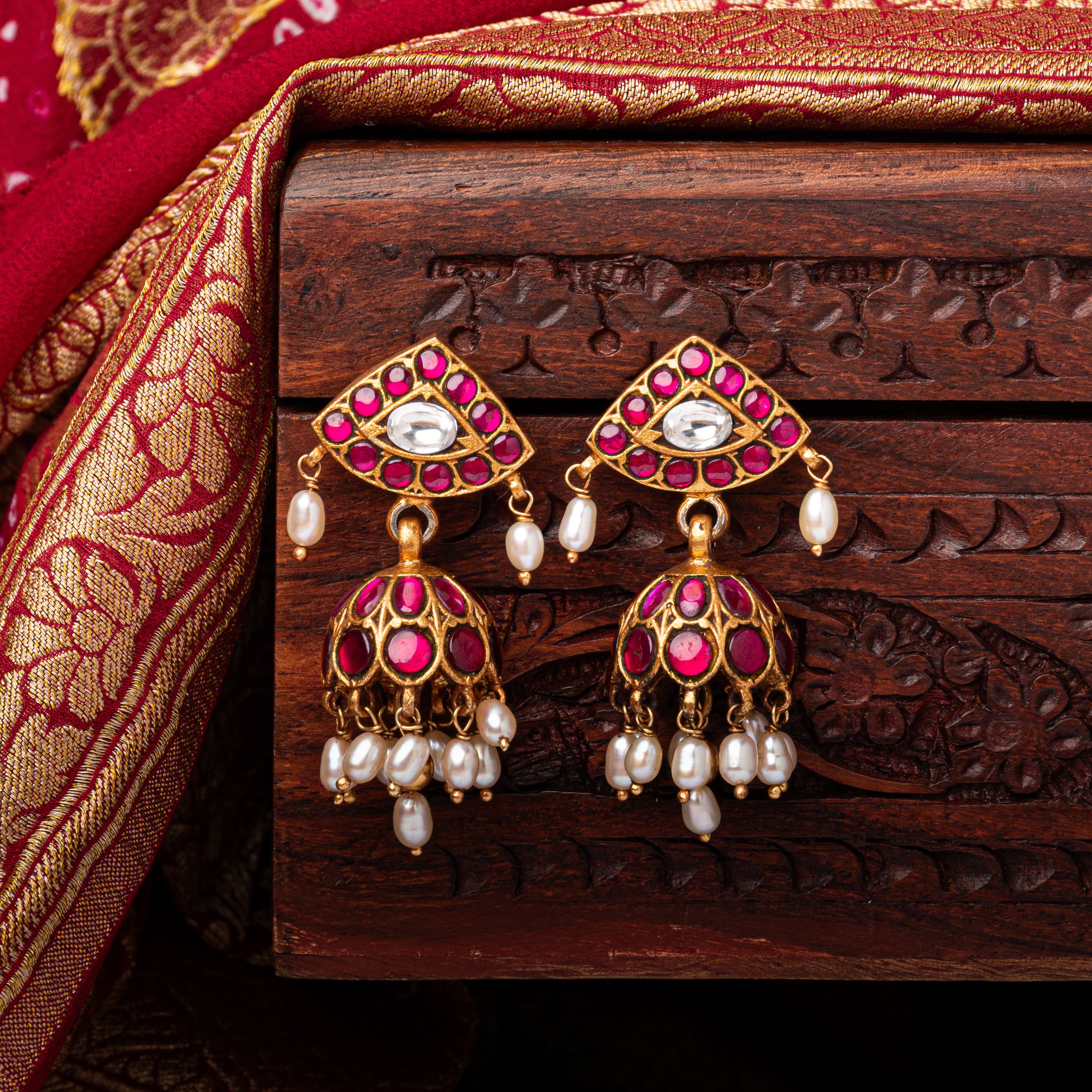 Rangrez Kundan Jhumka