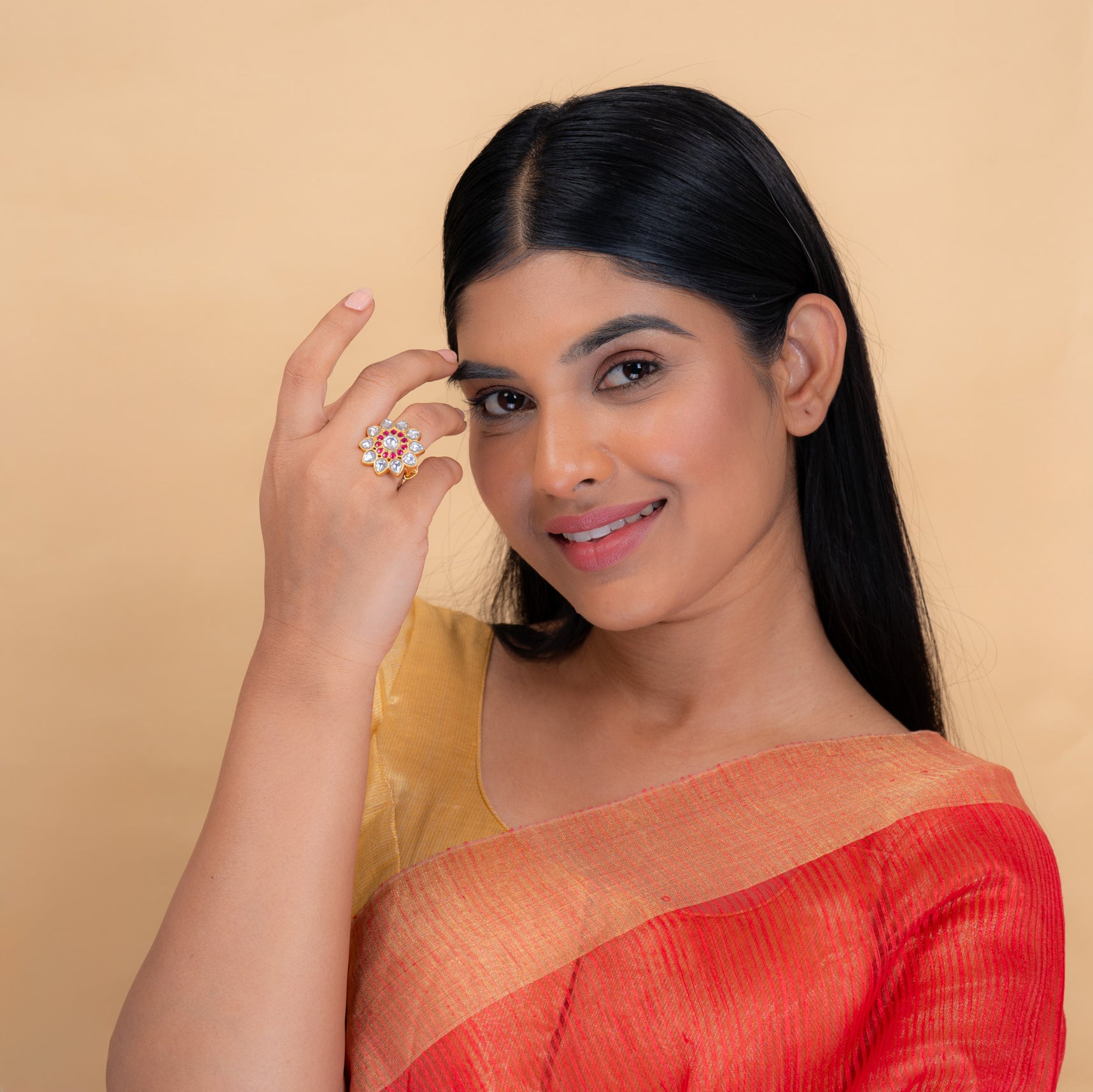 Tamaya Kundan Ring