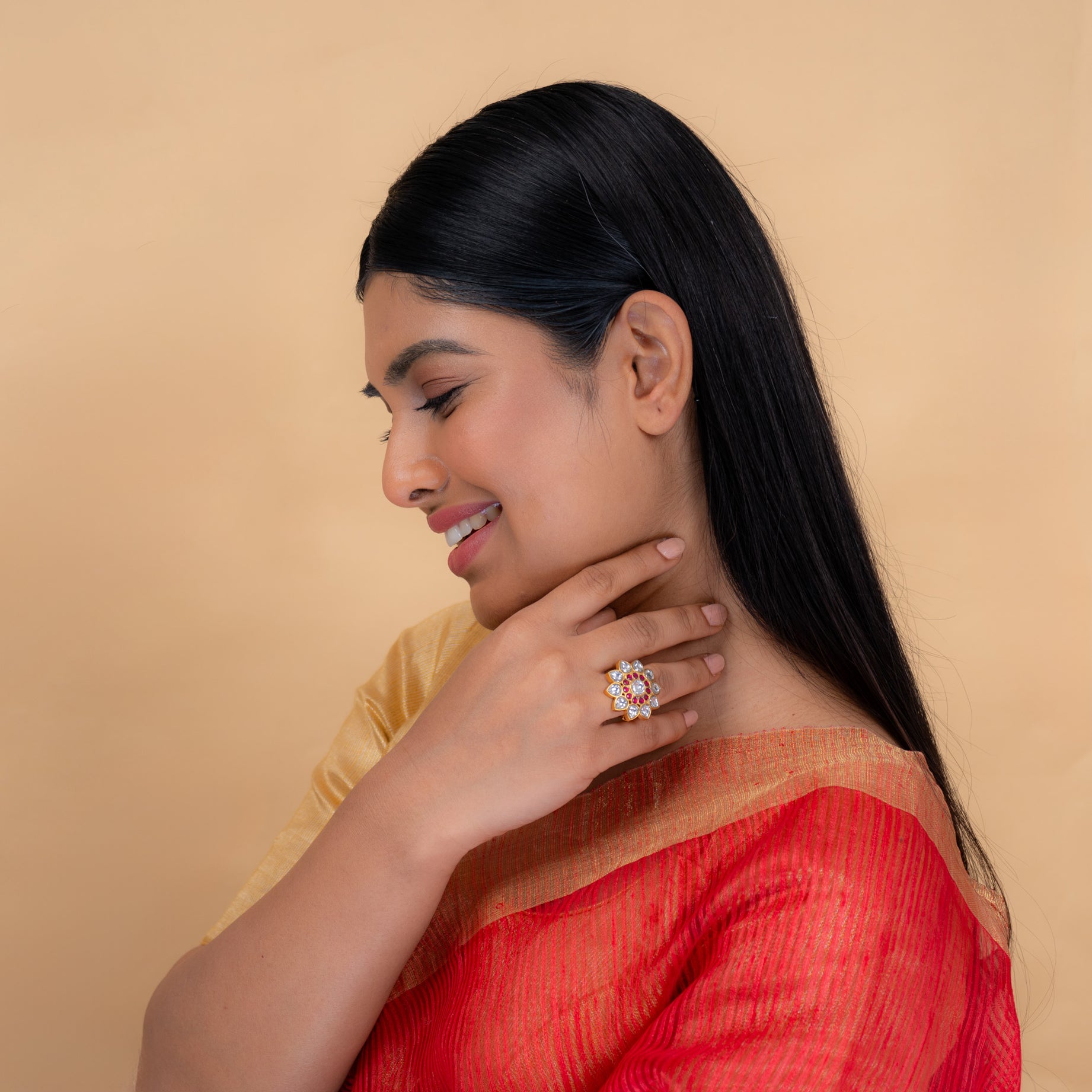 Tamaya Kundan Ring