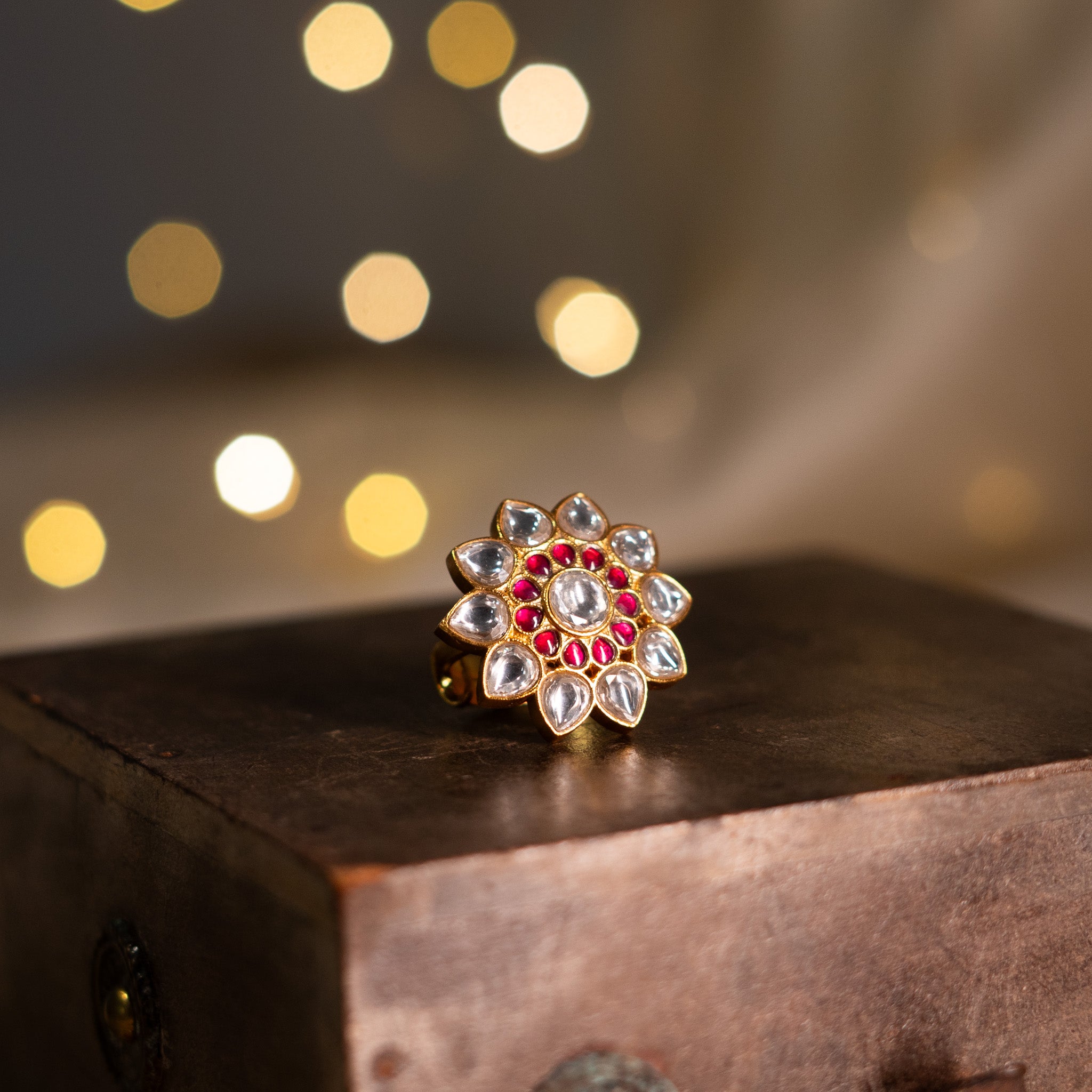 Tamaya Kundan Ring