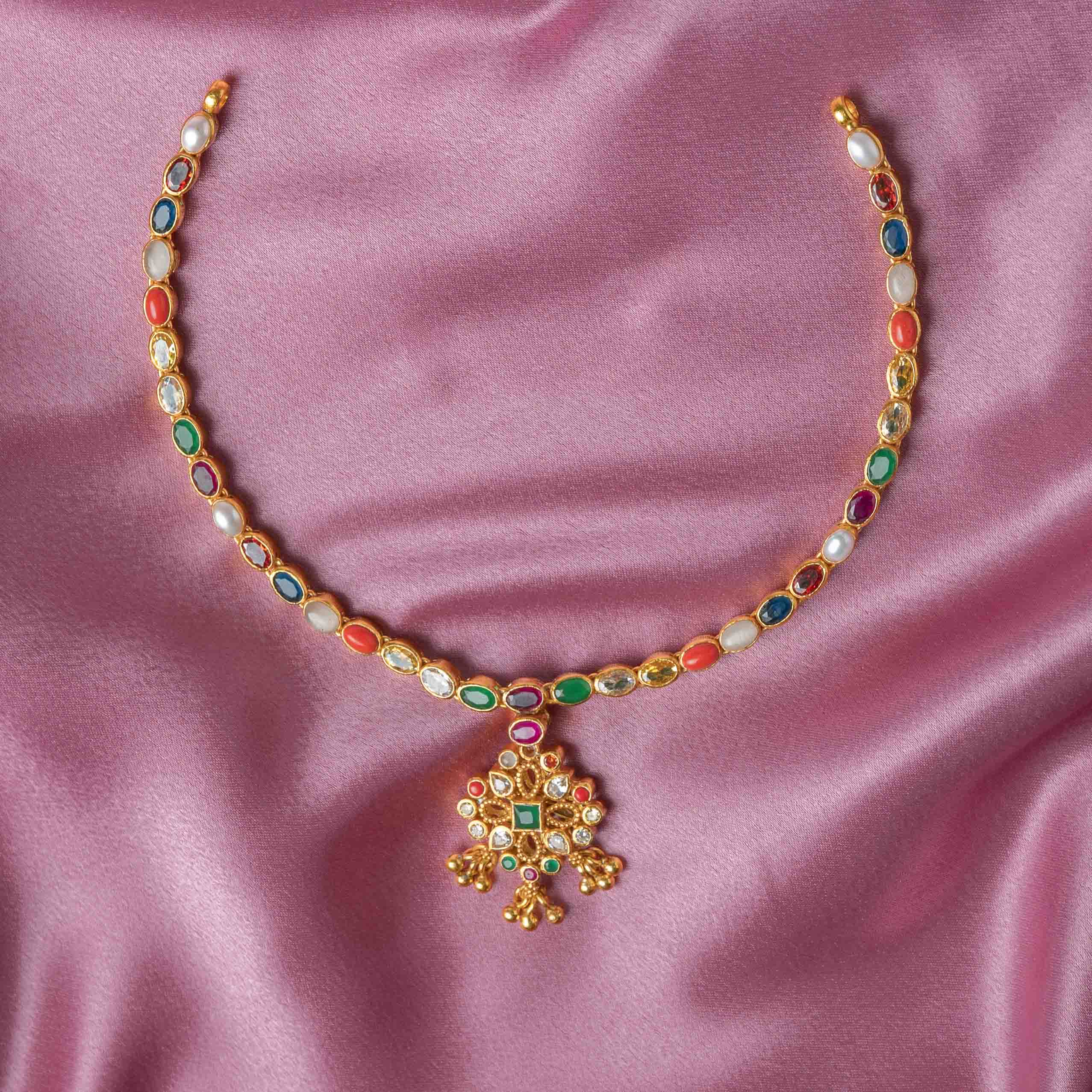 Nihira CZ Double Side Necklace