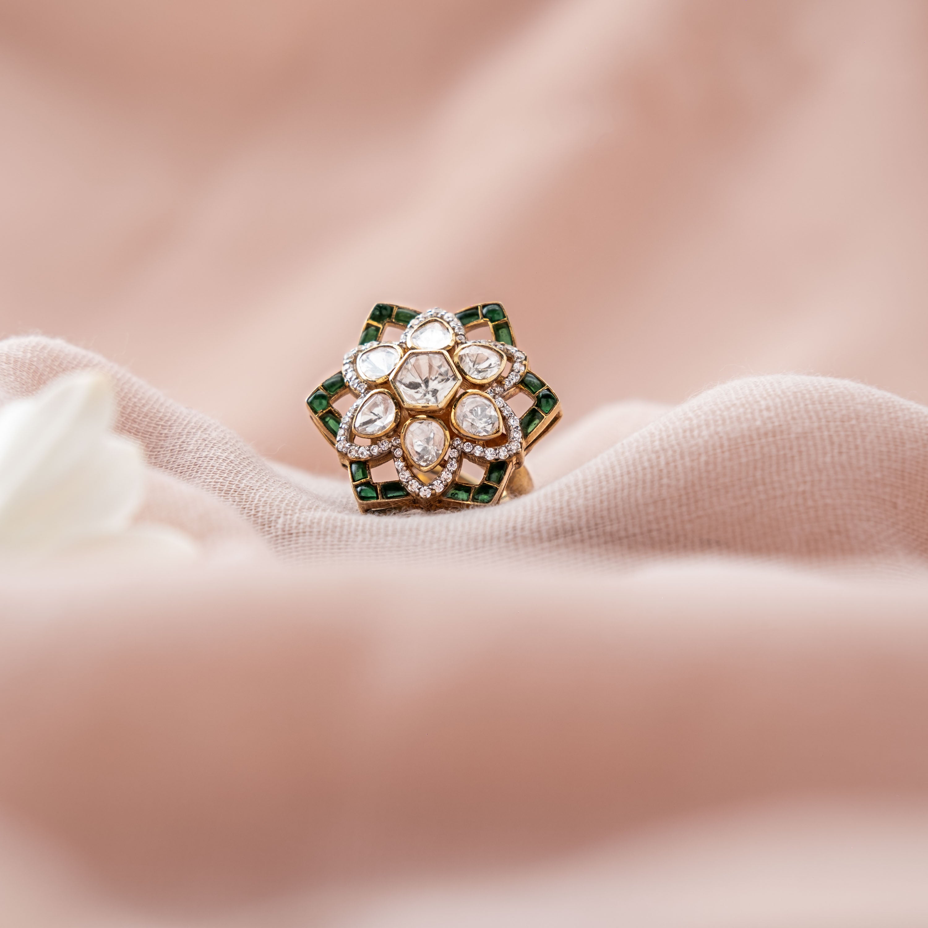 Mrinalini Polki Ring
