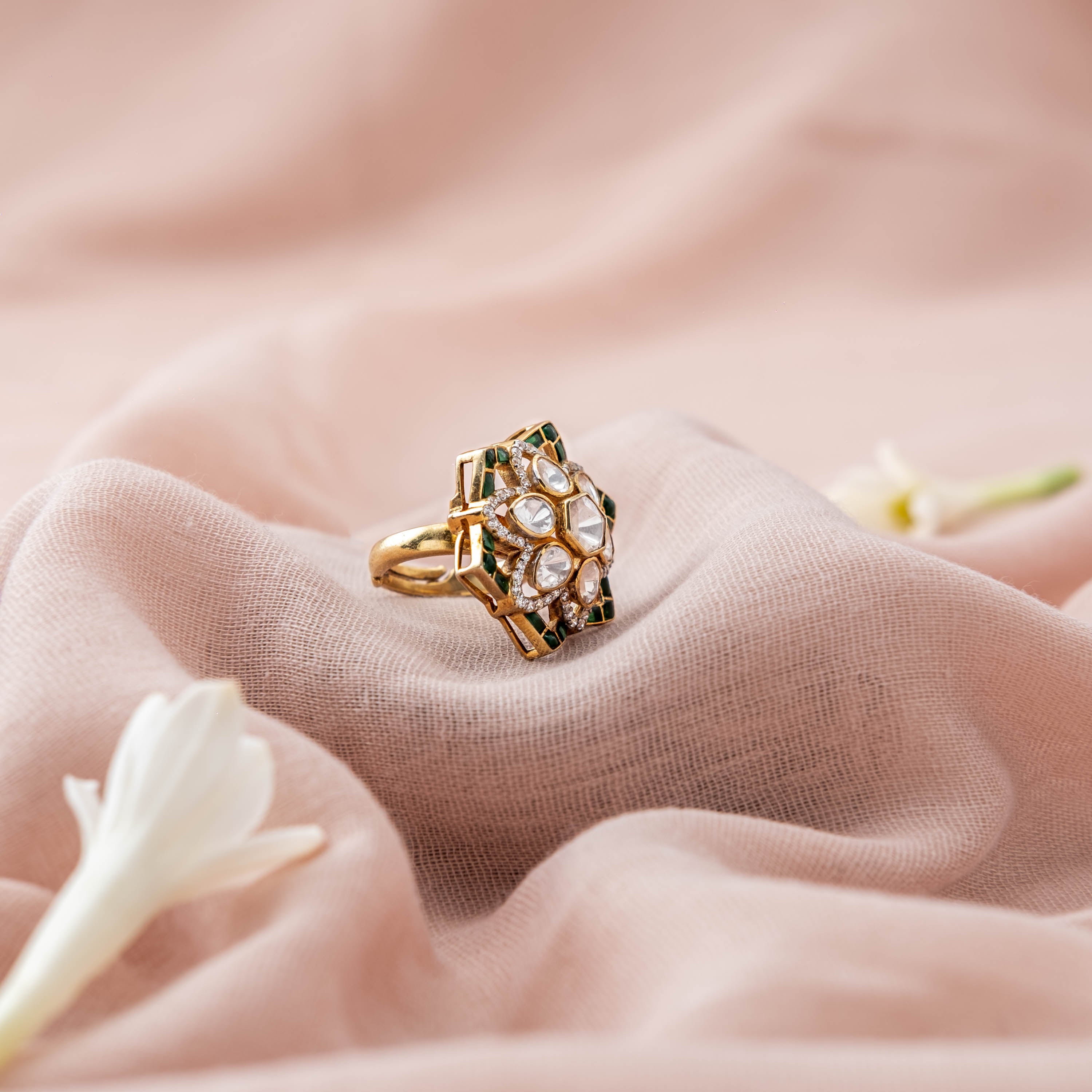 Mrinalini Polki Ring