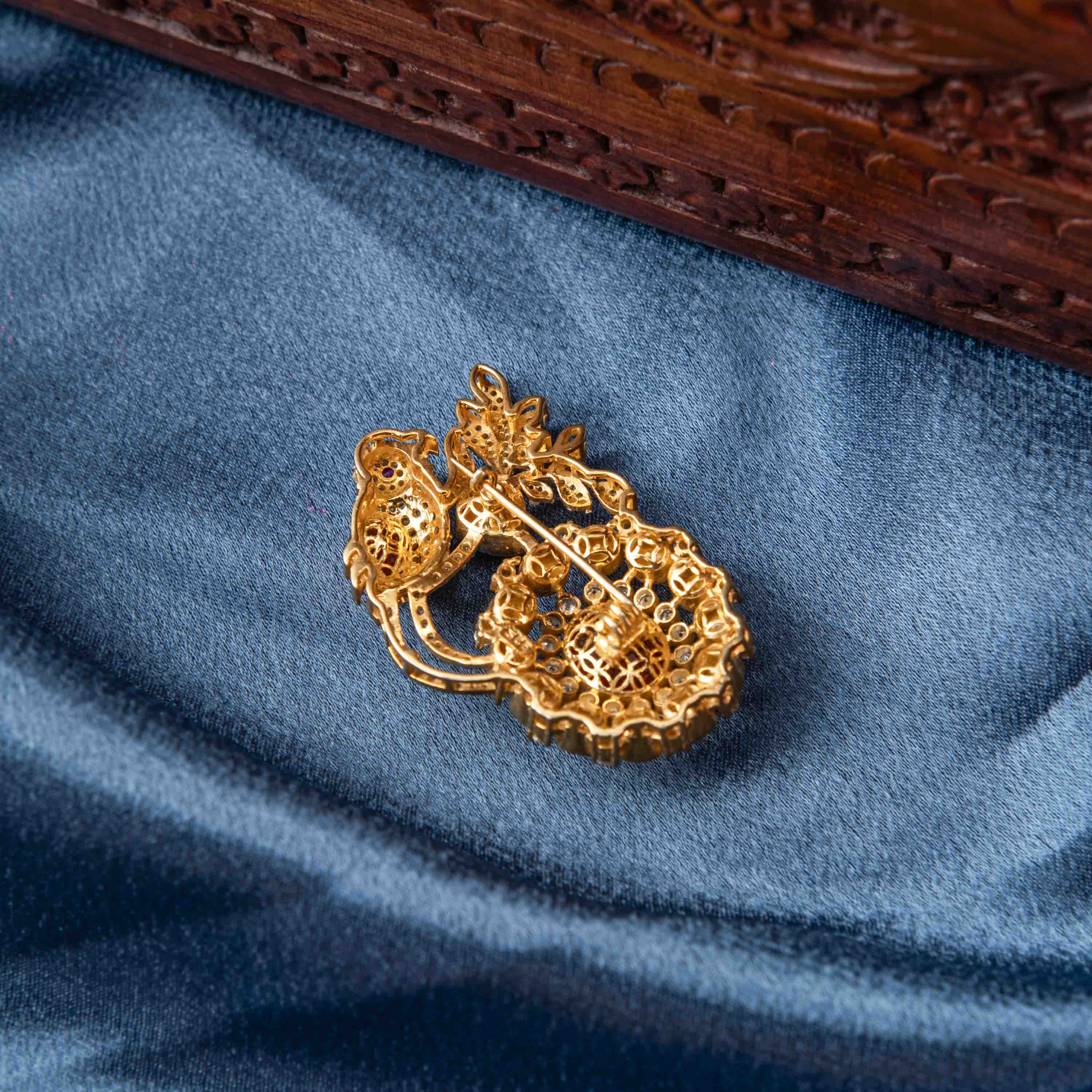 Aaina Polki Brooch