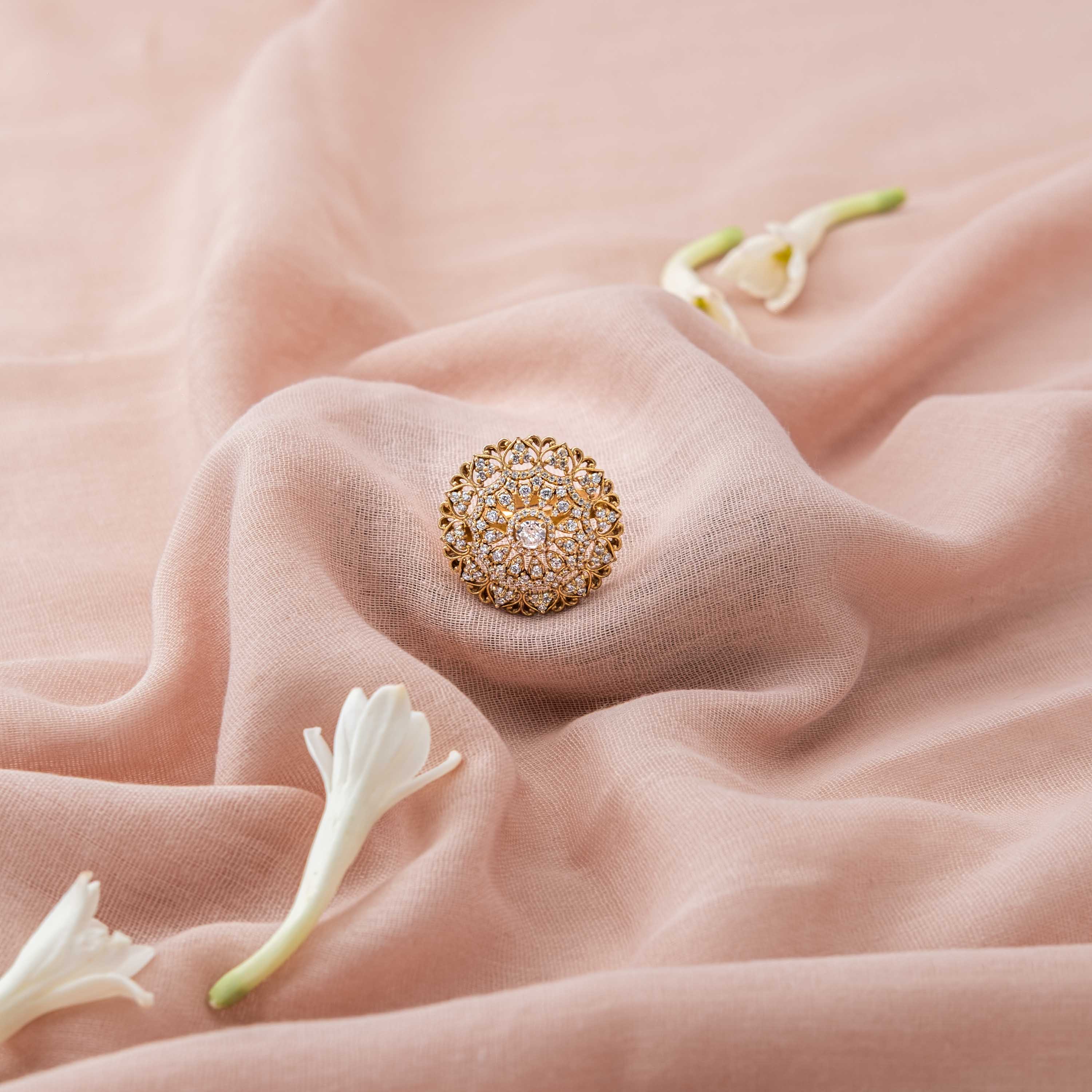 Mrigakshi Polki Ring